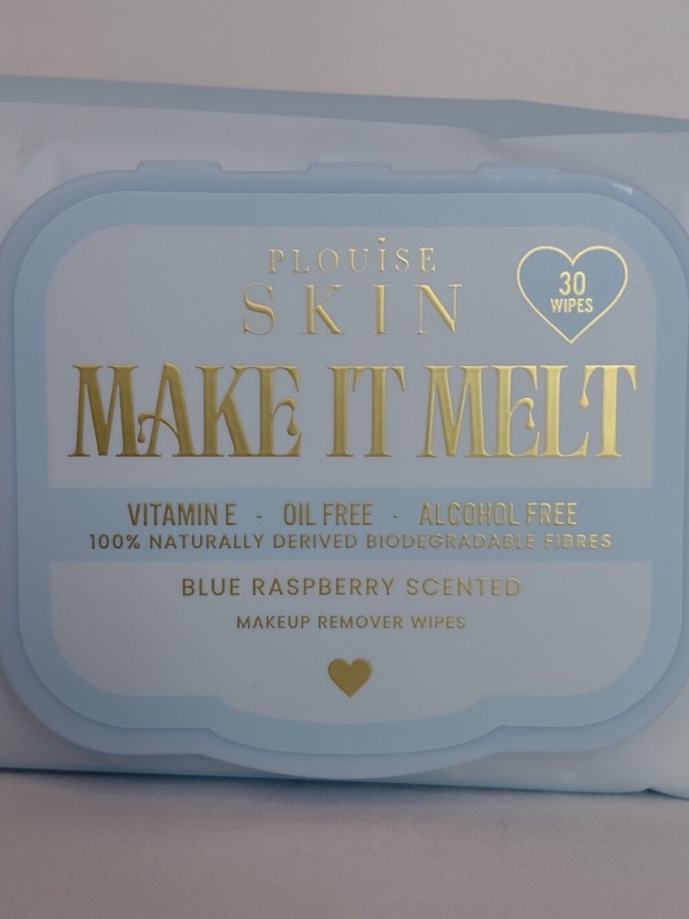 P.Louise - Make It Melt Makeup Remover Wipes - Blue Raspberry - Picture 2 of 4